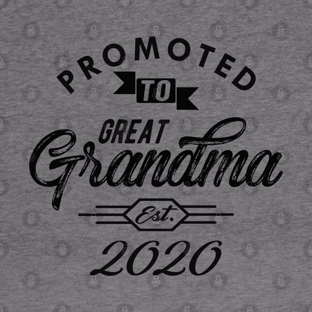 Promoted to great grandma est. 2020 by KC Happy Shop